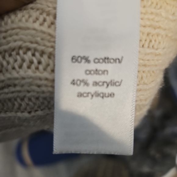 Maurices L Cream Open Front Cardigan Sweater Knit Cottage Retro Y2k Boho - Picture 12 of 14